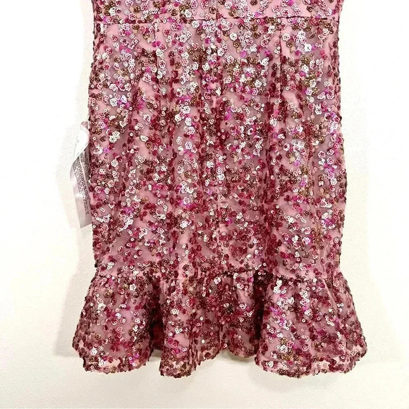 NWT Dress The Population Pink Sequins Dress - Picture 8 of 13